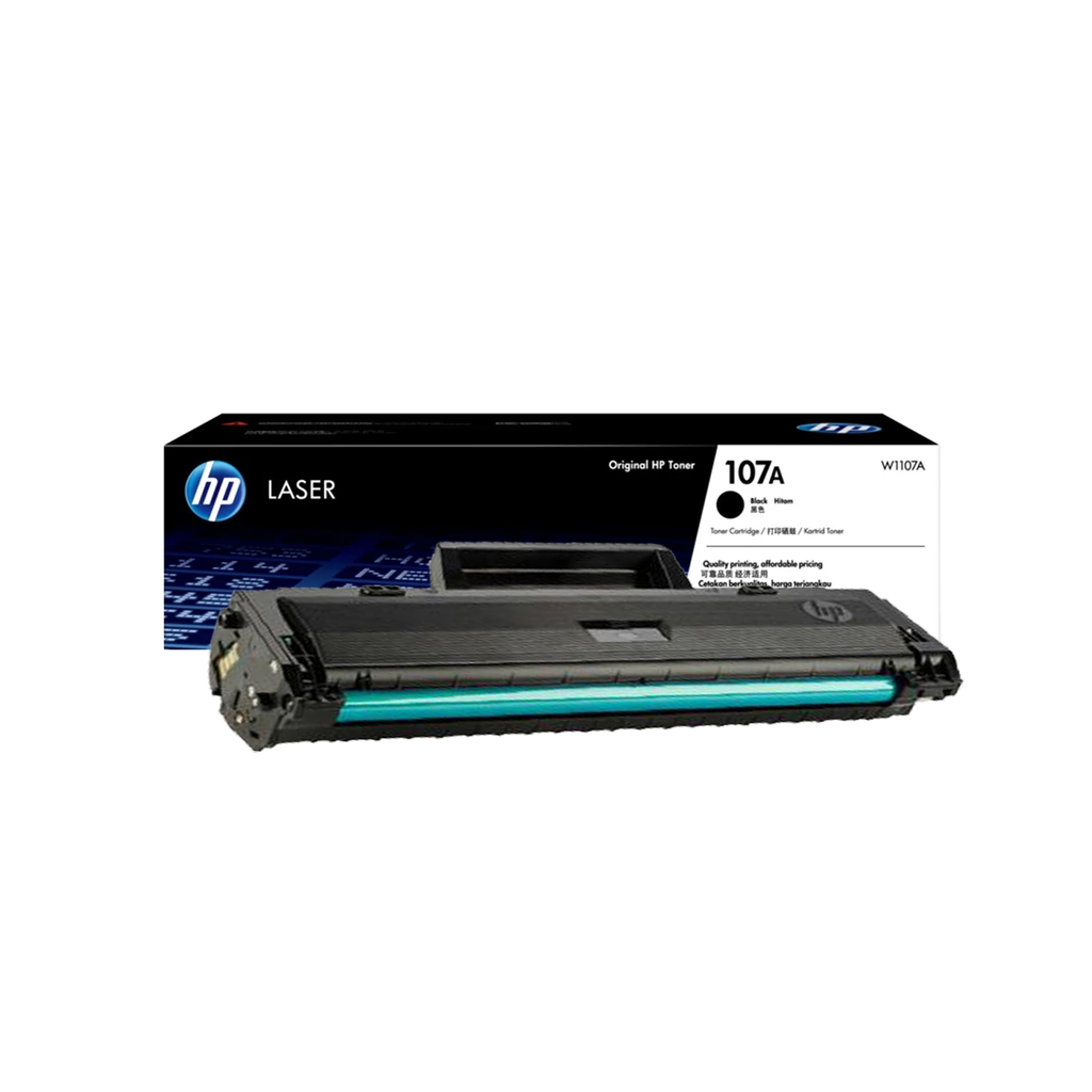 HP 107A W1107A Black Original Laser Toner Cartridge | Personal Computers